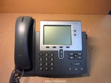 Cisco CP-7942G 7942G 2 Button SCCP VoIP PoE Phone Phones INCL HANDSET Stand