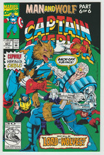 Captain America #407 September 1992 Marvel Comic Lord of the Wolves