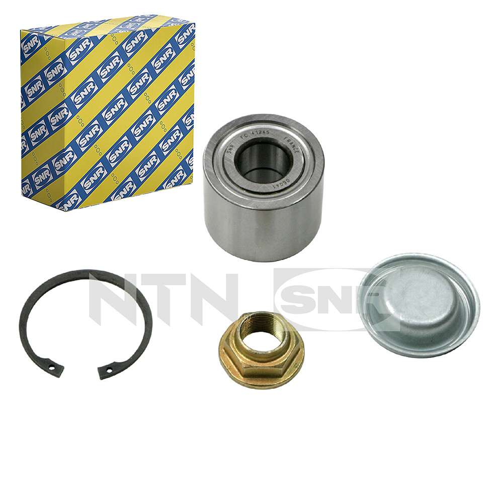 Kit de roue SNR R159.48 roulement arrière 25x60x45 pour réparation moyeu