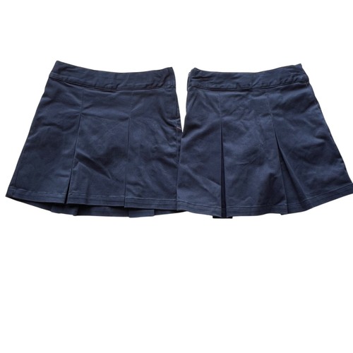 Cat & Jack Navy Blue Pleated School Uniform Skorts Girls Size 5 (2-Pack)