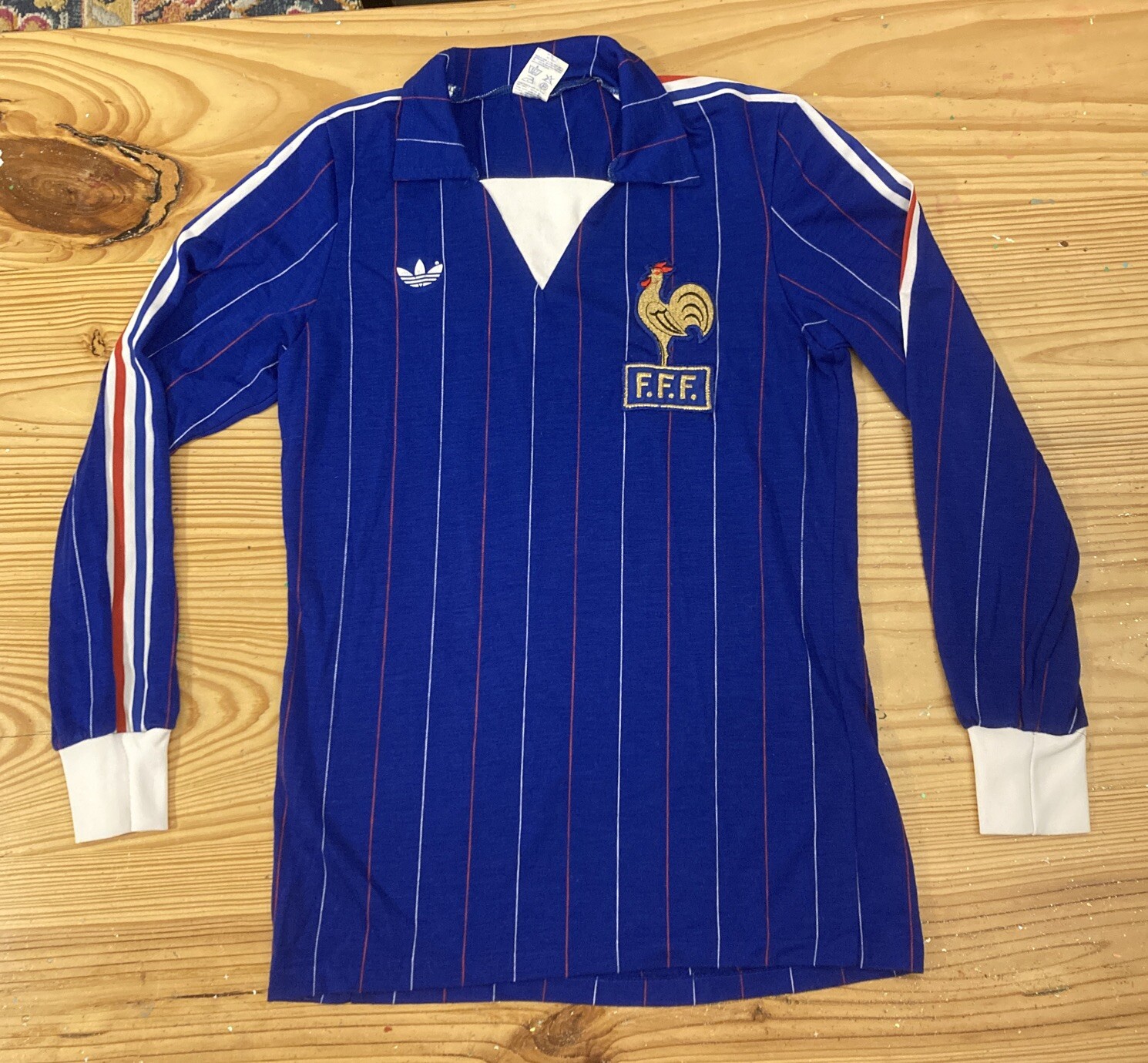 Vintage France National Team 1980/1981 Home FOOTBALL SHIRT SOCCER Jersey adidas