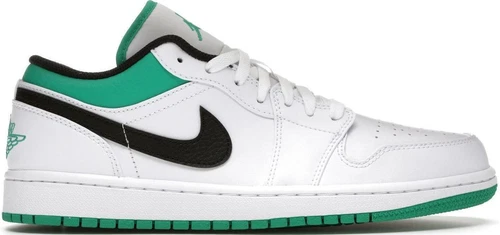 Jordan 1 Low White Lucky Green