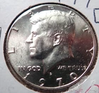 1970-D Kennedy Half Dollar - 40% Silver - About Uncirculated