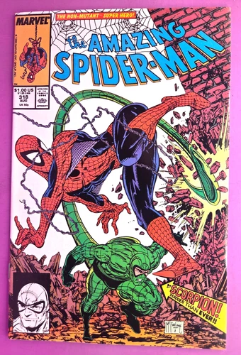 THE AMAZING SPIDER-MAN   #318  VF/NM  1989  B&B COMBINE SHIP BX2426
