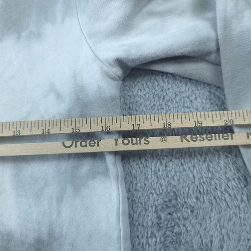 Pokemon Pikachu Hoodie Jugend Große L 10-12 grau weiß Batik Sweatshirt Grafik - Bild 6 von 7