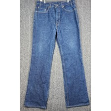 Levi's 517 Bootcut Jeans Mens 38x34 Blue Vintage 1998 Made in USA Distressed