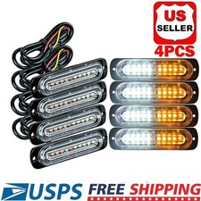 Car Tow Truck Strobe 10 Led Light Hazard Emergency Flashing Warning Lights 12v