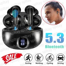 Bluetooth Wireless Earbuds Headset Headphones Compatible with iPhone and Samsung