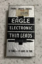 NOS Eagle Electronic Thin Pencil Leads 12 Tubes/12 Leads #3602 3H .036 Diameter
