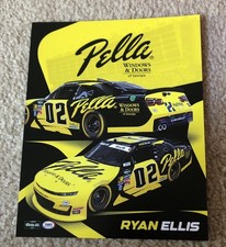 Nascar O’Reilly Auto Parts Driver #02 Ryan Ellis Pella Windows Doors 2026 Card