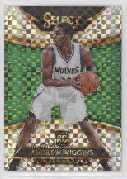 2014-15 Panini Select Courtside Silver Prizm Andrew Wiggins #294 4f5