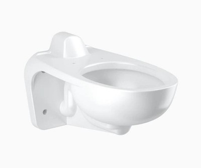 Sloan Elongated Wall-Mounted Water Closet Toilet Hydrophobic Antimicrobial