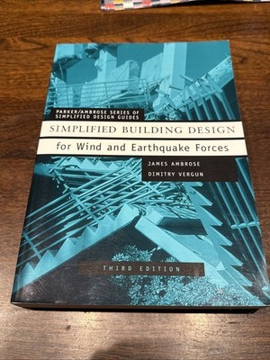 Simplified Building Design for Wind and Earthquake Forces  PB 1995 James Ambrose