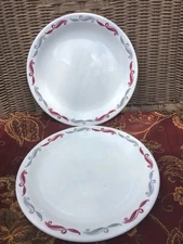 Homer Laughlin Best China  Restaurant Ware SURF 9” Luncheon / Dinner Plate SET 2