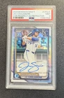 2024 Bowman Draft Chrome JAC CAGLIANONE Refractor Auto 484/499 PSA 9 ROYALS