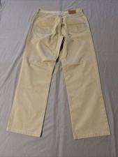 BILLS KHAKIS MADE IN USA SIZE 33 BULLARD TWILL 100% COTTON BEIGE MENS PANTS