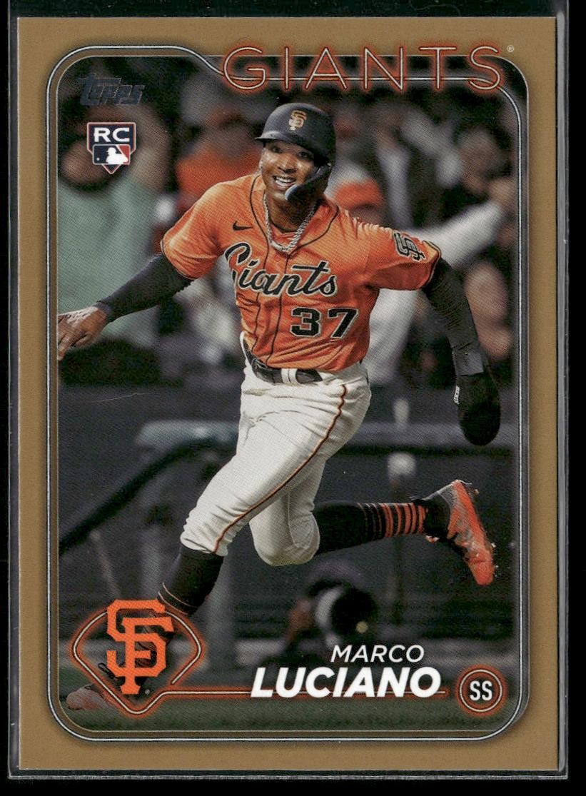 2024 Topps #232 Marco Luciano Gold #/2024 RC
