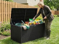 220 Gallons Outdoor Storage Box Large Capacit...