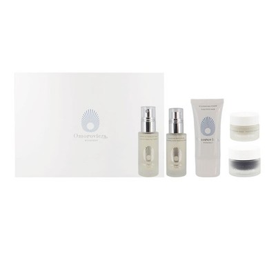 Hautpflege Geschenkset Feuchtigkeitscreme Nebel Reinigungsschaum Balsam Maske Omorovicza Set