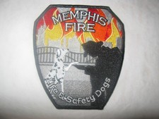 MEMPHIS TENNESSEE FIRE PATCH ( WITH DALMATION AND FIREFIGHTER)