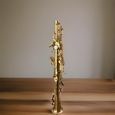 Allora Soprano Saxophone Gold/Black Finish with Black Hard Case