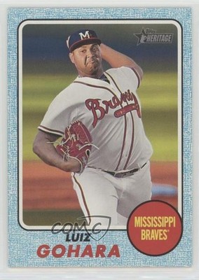 2017 Topps Heritage Minor League Edition Blue 85/99 Luiz Gohara #136 0j6