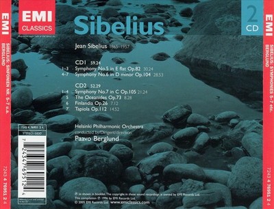 PAAVO BERGLUND SIBELIUS: SYMPHONIES NOS. 5-7; THE OCEANIDES; FINLANDIA; TAPIOLA