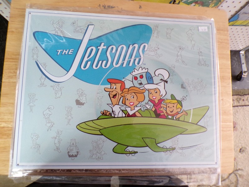 The Jetsons Tin Sign NIB