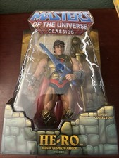 2009 HE-RO MOTUC EXCLUSIVE SDCC LOGO VARIANT MASTERS UNIVERSE CLASSICS MOTU MOC