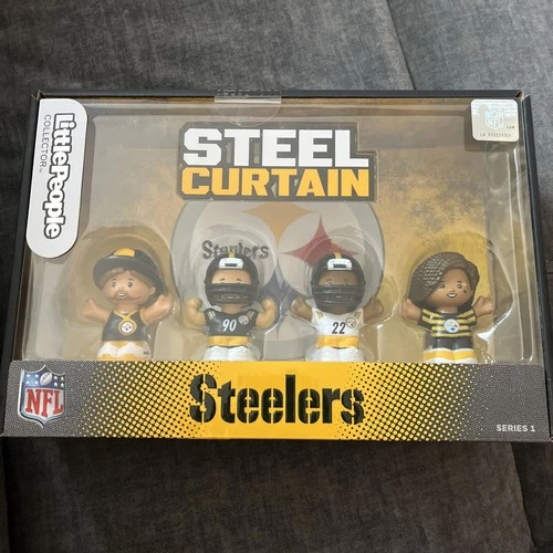 Fisher Price Little People Collector Pittsburgh Steelers NFL 4-Pack Figure Set