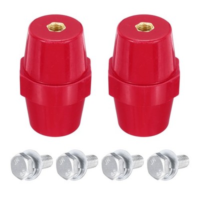 2pcs SM-76 Busbar Insulator Kit with M10 Screws, Studs, Washers