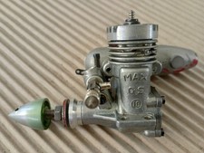 Modellbau Verbrennungsmotor O.S. MAX 10 mit Schalldämpfer - Motor dreht