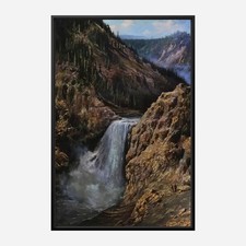 Edgar Samuel Paxson - Yellowstone Falls 1895 - Art Print on Paper or Canvas