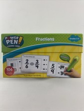 Teacher Created Resources Power Pen Learning Cards Fractions Grades 1-4 TCR6463