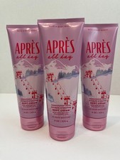 BATH BODY WORKS APRES ALL DAY BODY CREAM LOT OF 3 BOTTLES NEW 8 OZ EACH