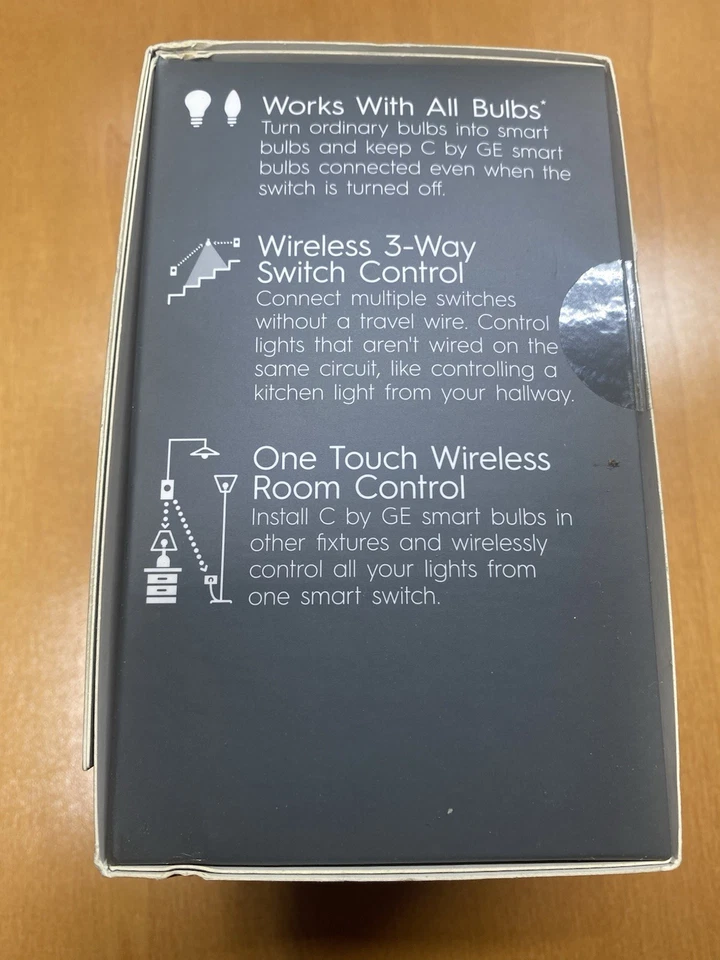 = C By GE On/Off Smart Switch Makes Any Bulb Smart CSWONBLBWFINN/STIP - Image 3 of 4