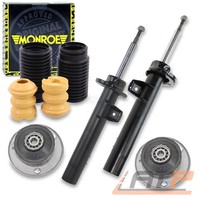 2X StossdÄMpfer +Domlager +PROTECTION-KIT Vorne FÜR BMW 1-ER E81 E87