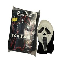 Scream Ghostface Mask Costume Easter Unlimited Stamp Mask Has Stains See Pics