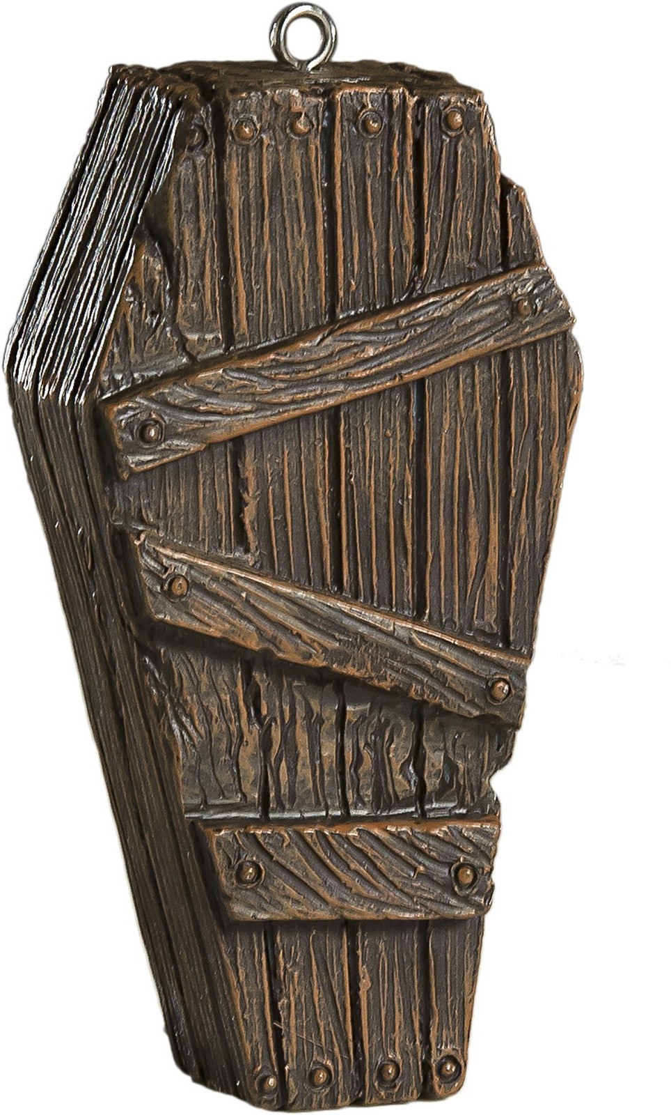 Spooky Old Coffin Halloween Ornament - Christmas & Party Decoration Prop