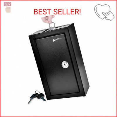 AdirOffice Large Key Drop Box   Large Capacity Commercial Grade Storage Box   Sa
