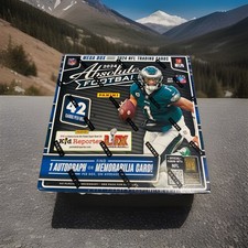 2024 Absolute Football Mega Box New Factory Sealed Autograph Or Memorabilia Card