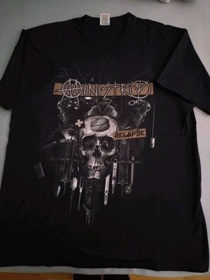 MINISTRY Shirt Relapse Gr.L  Schwarz gut erhalten