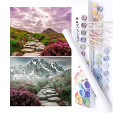 Paint by Numbers Kit for Adults 16x12 Inch Without Frame DIY Home Art Decor
