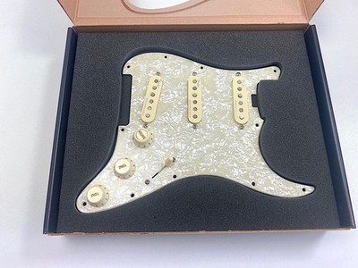 Fender Pre Wired Strat Pearl Pickguard Noiseless N4 Pickups    SSS   S1-Switch  