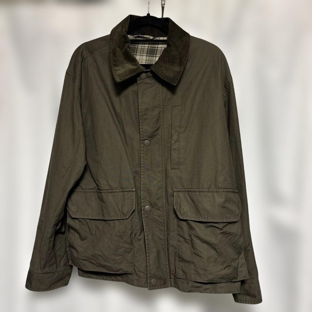 UNIQLO Utility Short Blouson Jacket Olive Green Size L - Casual Outerwear