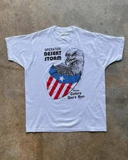 Vintage Screen Stars Operation Desert Storm Shirt Tagged 2XL Single Stitch