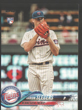 2018 Topps Baseball #277 - Aaron Slegers RC - Minnesota Twins  18-2002