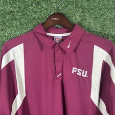 Nike Florida State Semimoles Shirt Mens Large Polo Golf Football Team