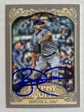 CHICAGO CUBS- RYAN DEMPSTER AUTOGRAPH 2012 TOPPS GYPSY QUEEN #72 TRADING CARD