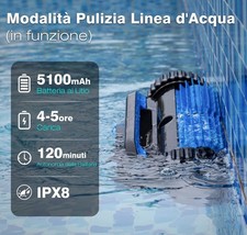 KIT RIPARAZIONE ROBOT GIRANTE PISCINA DELFINI MOTORE E - Foto 5